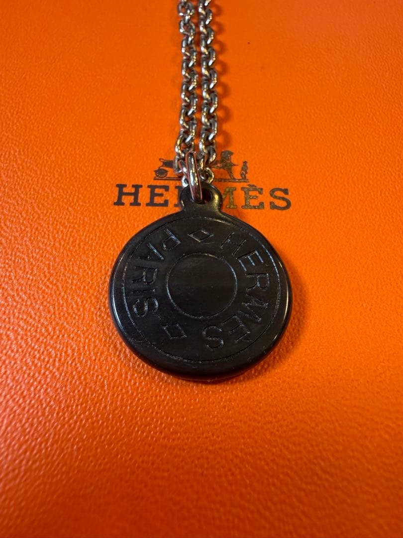 HERMES カルーゼル ネックレス 黒