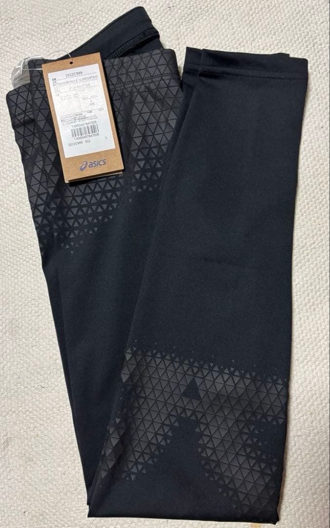 ASICS ランニングタイツ ブラック L女性用
