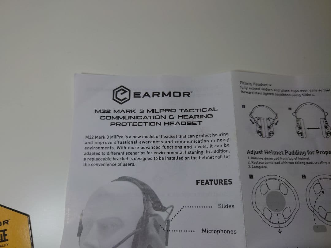 個人装備 earmor opsmen m32 mark3 milpro