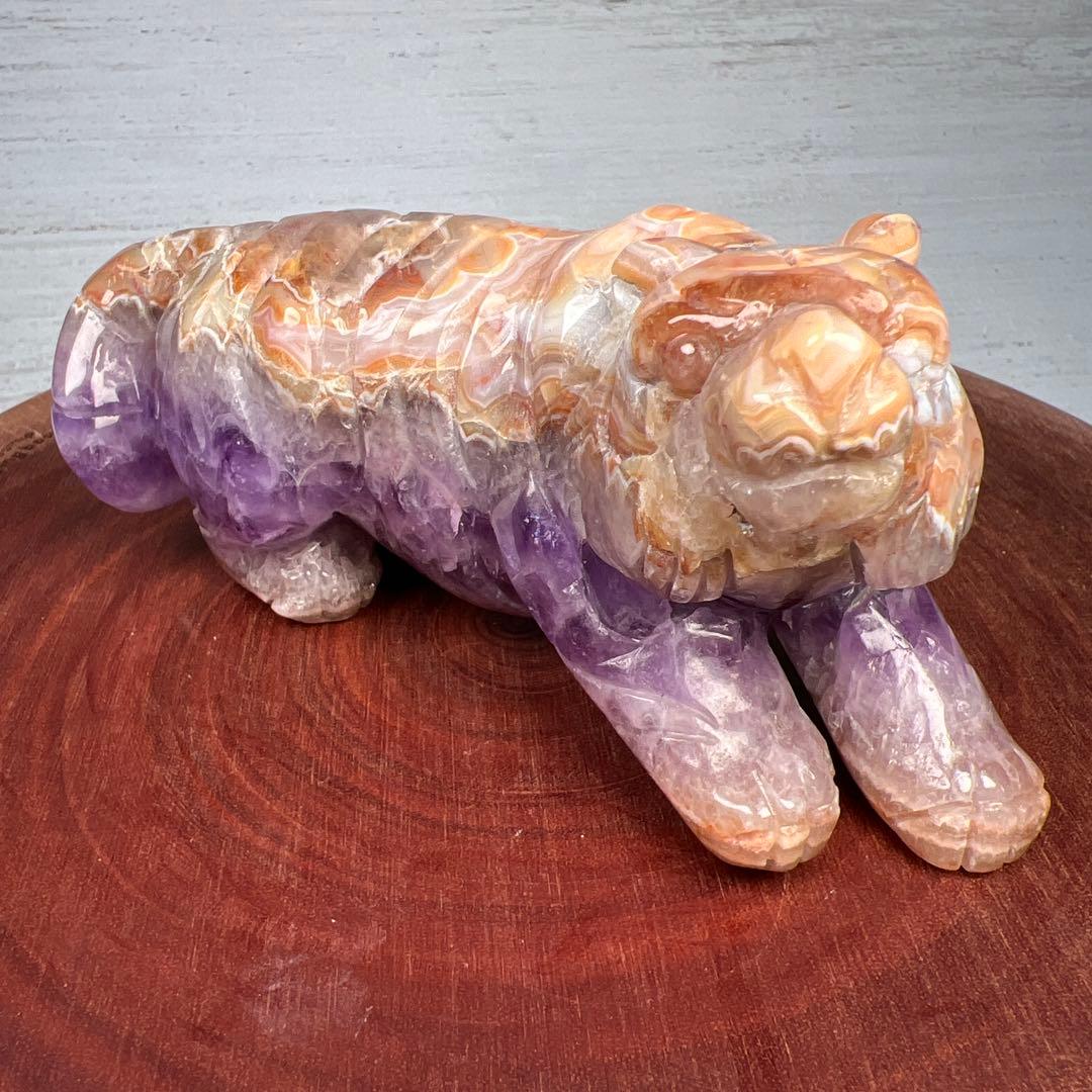 アウトレット　天然石　タイガー　アメジスト瑪瑙