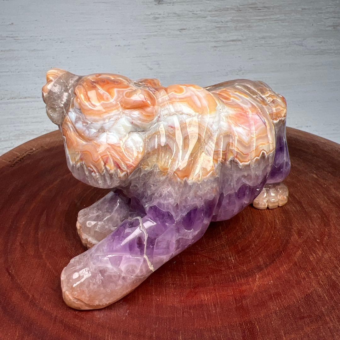 アウトレット　天然石　タイガー　アメジスト瑪瑙