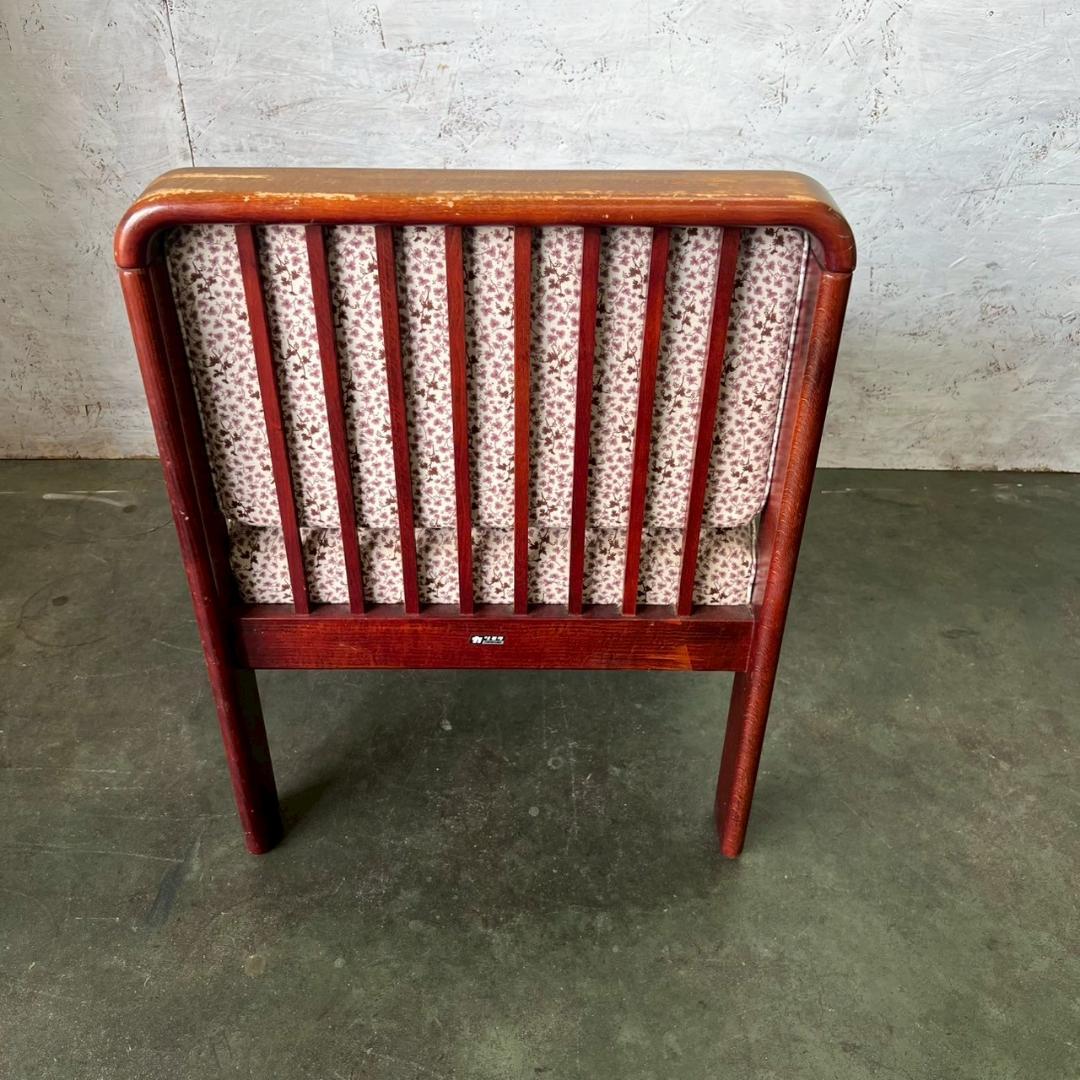 カリモク 1人掛けソファ ダイニングチェア ヴィンテージ家具 ② Y1955