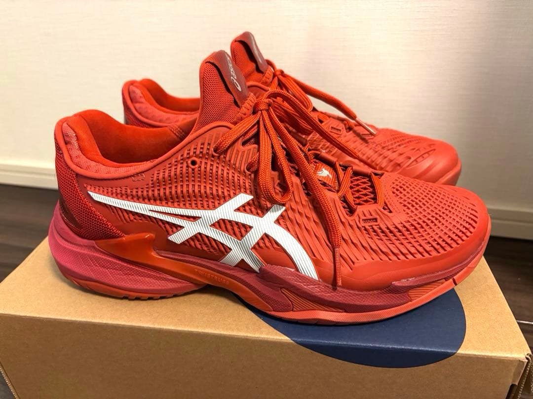 【極美品】COURT FF3 NOVAK （AC）Rust/White 26cm