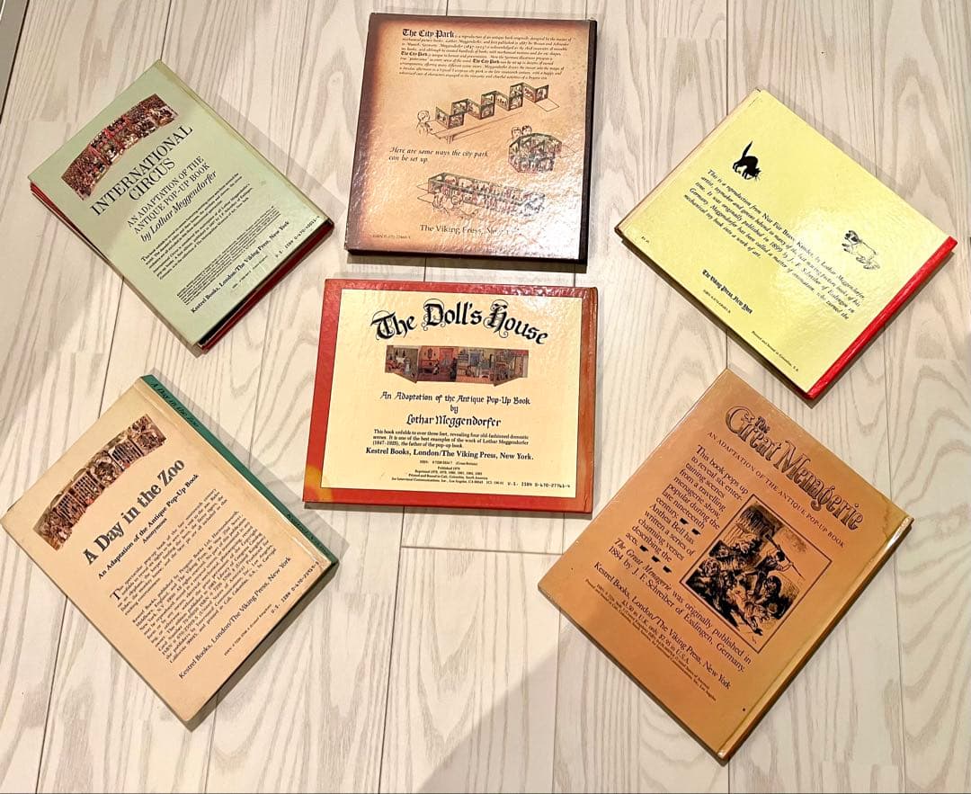 飛び出す絵本6冊セット　仕掛け絵本　洋書　アンティーク