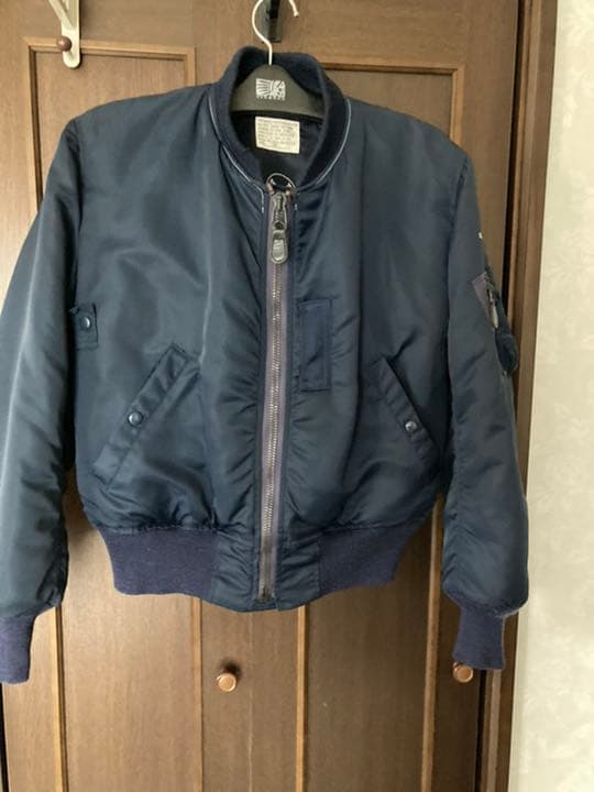 美品⭐︎REAL McCOY'S リアルマッコイズ　B15C 36 紺色MA-1