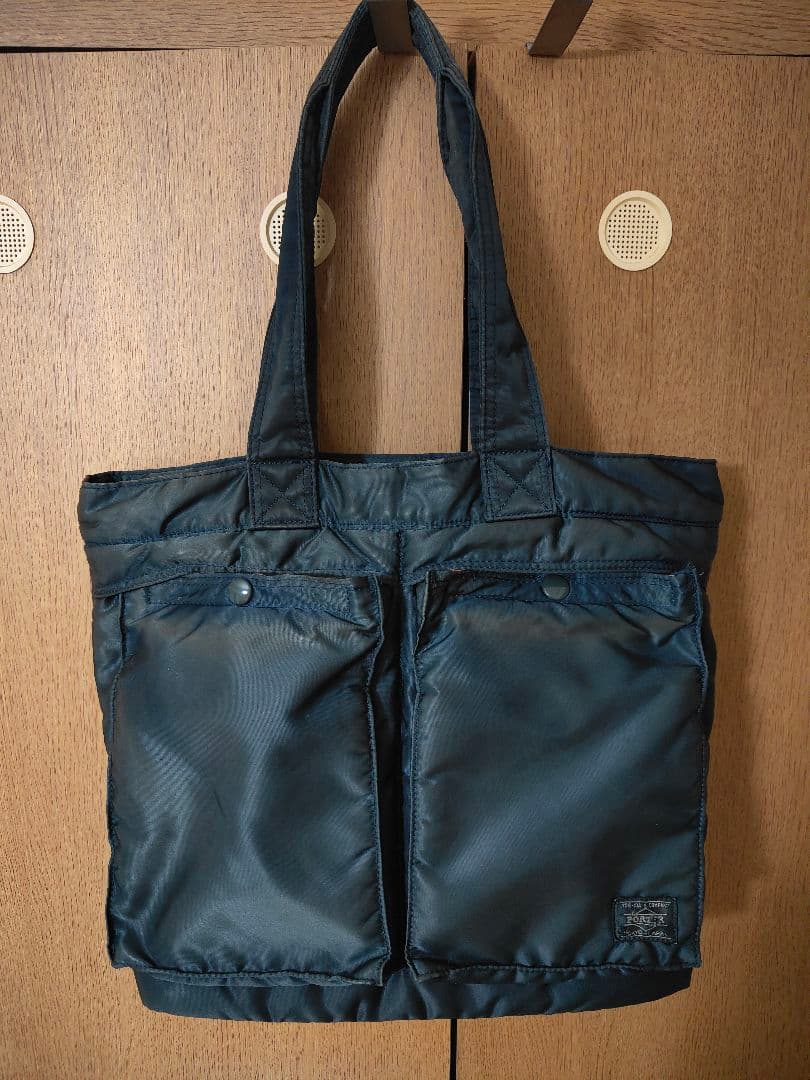 ポーター タンカー トートバッグ　アイアンブルー