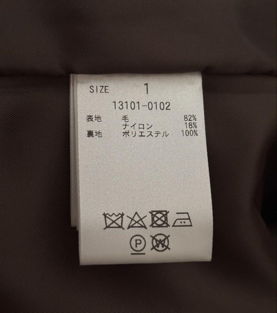 CLANE クラネDOUBLE WOOL LONG COAT ブラウン