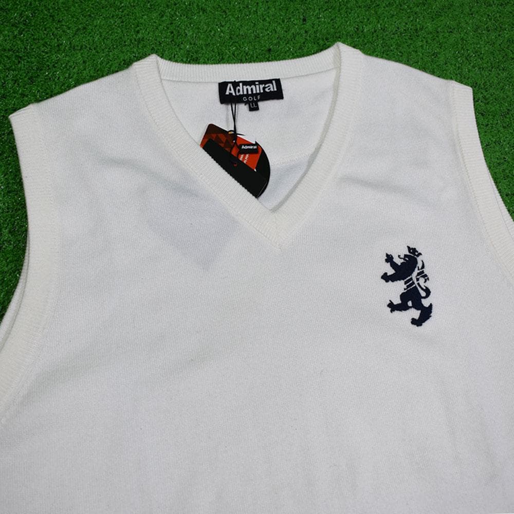 ADMIRAL GOLF/アドミラル ゴルフ ホワイトベスト【LL】新品！