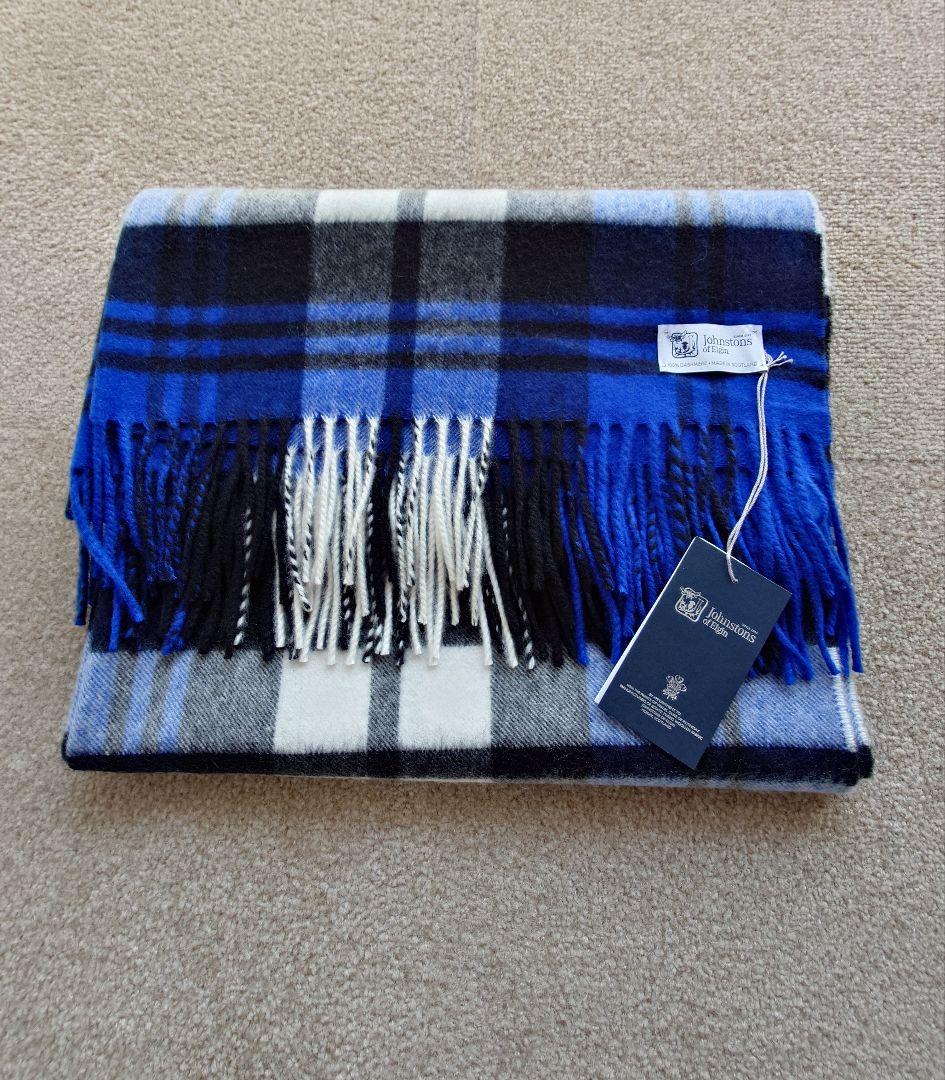 ジョンストンズ 大判 カシミヤ ストール 　ランドルフスリープ