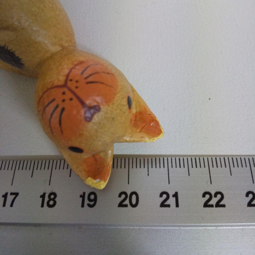 木彫り 猫 木製 置物