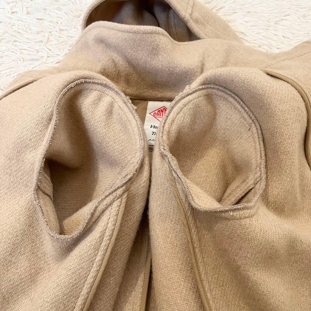 ✨美品✨ダントン　ダッフルコート　2way ロング丈　フード取り外し可　38