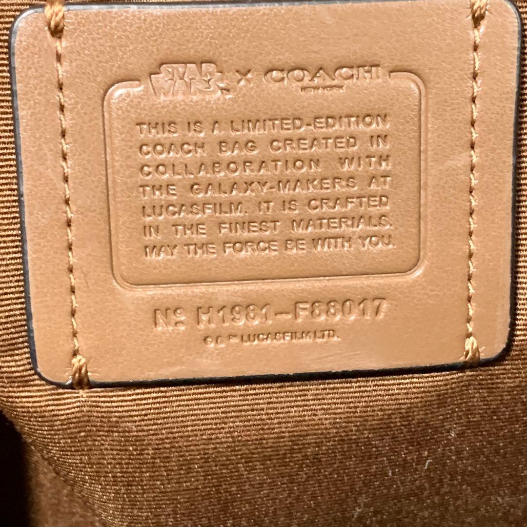 COACH × STARWARS　スターウォーズ　限定コラボ トートバッグ