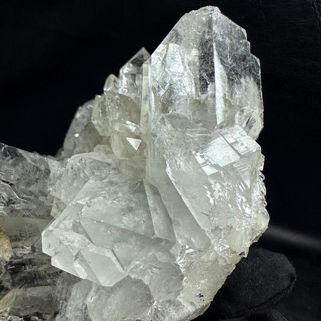 希少高透明度❗️マニカラン産☆虹入り☆ヒマラヤ水晶クラスター超強いパワーA1347