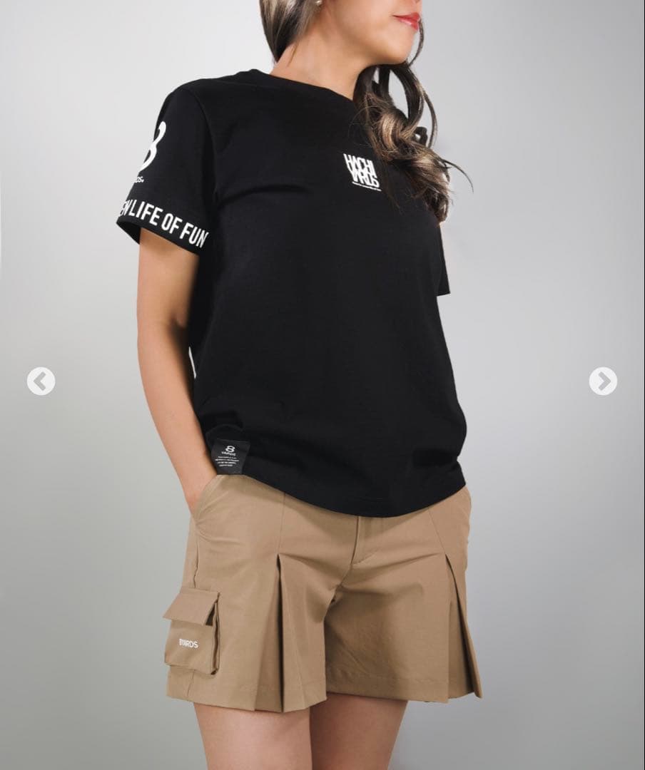 新品／希少完売品／8YARDS レディース プリーツショーツ