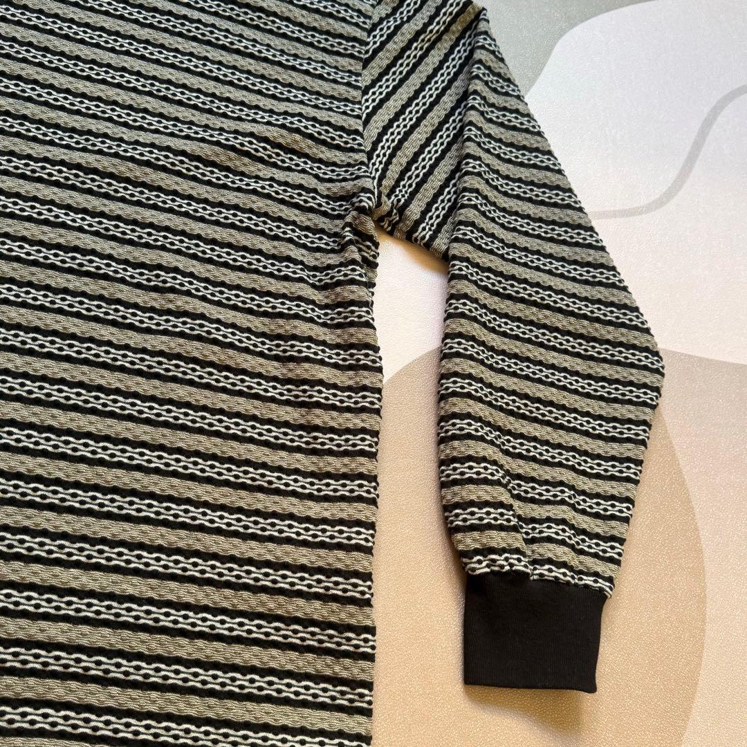 トップス COOTIE PRODUCTIONS Jacquard Border L/S