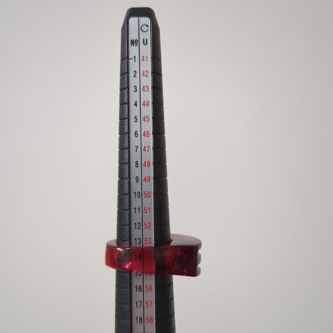 【希少】Baccarat　バカラ　リング　指輪　クリスタルレッド　14号