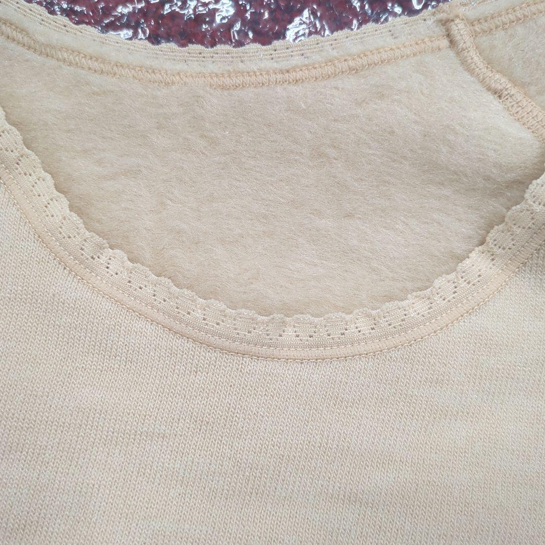 レディース　ワシオ式もちはだ肌着　上下セット　Мサイズ　極厚地　ベージュ