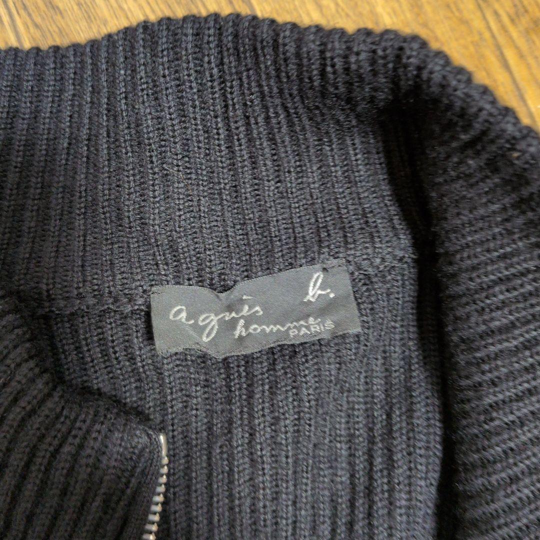 【agnes.b homme】ジップニット