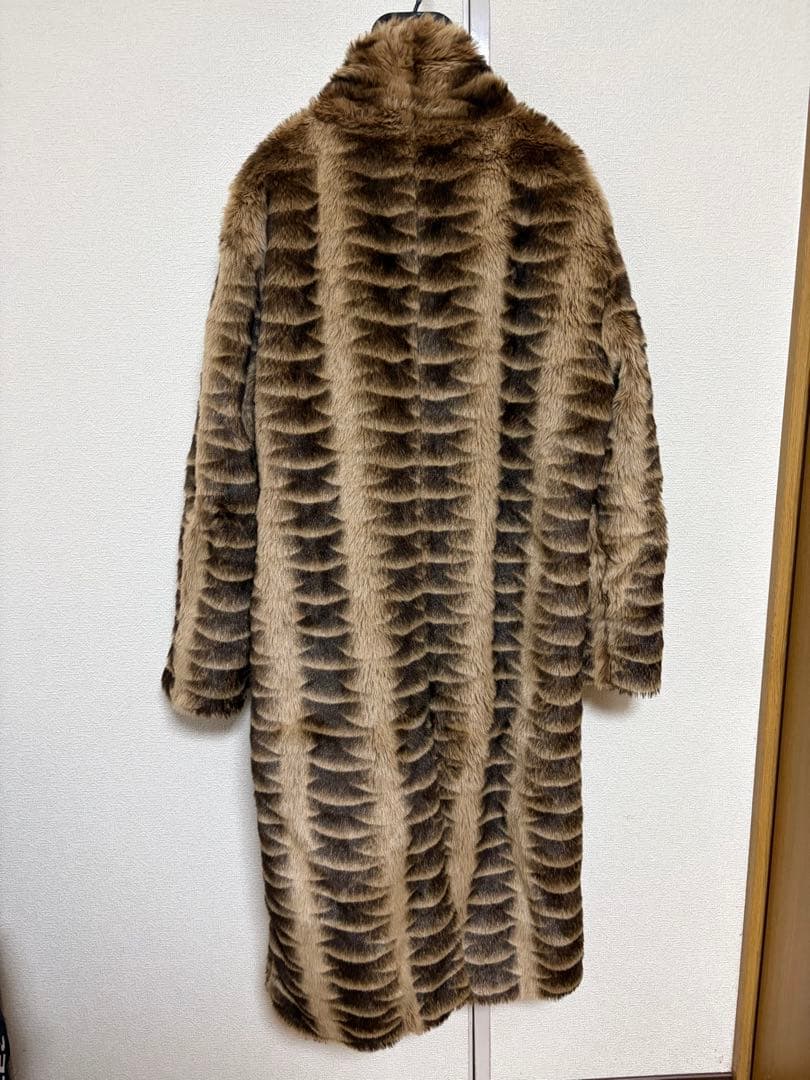 【漢の戦闘服】l’garage 毛皮風コート