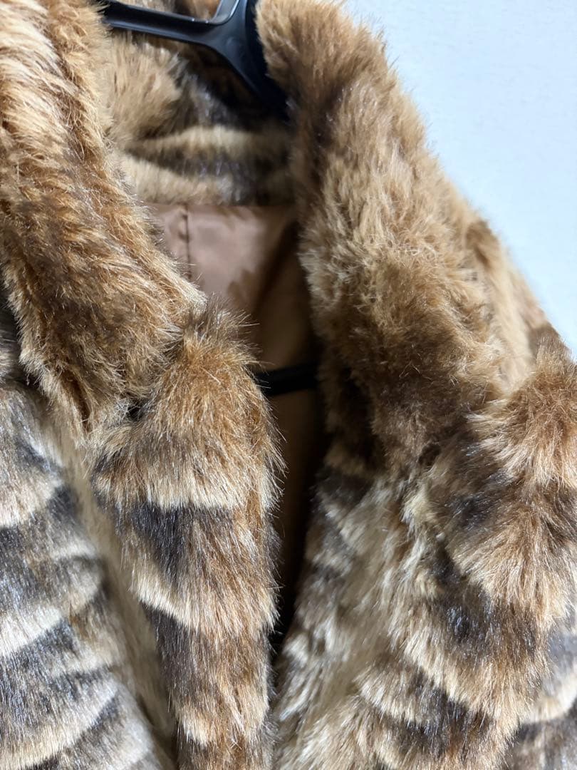 【漢の戦闘服】l’garage 毛皮風コート