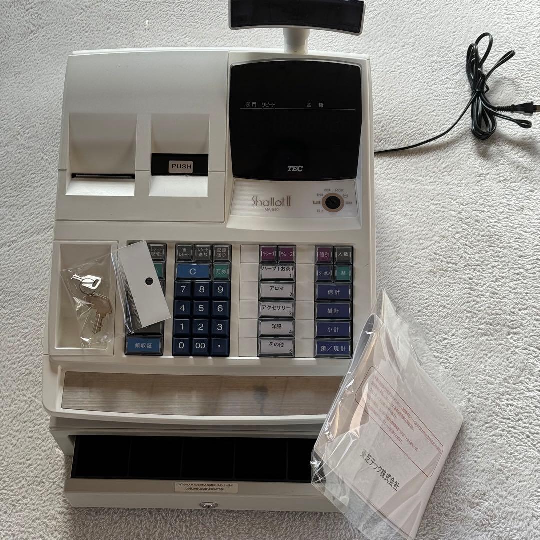 テック電子レジスター　MA-550-5-R　ShallotⅡ