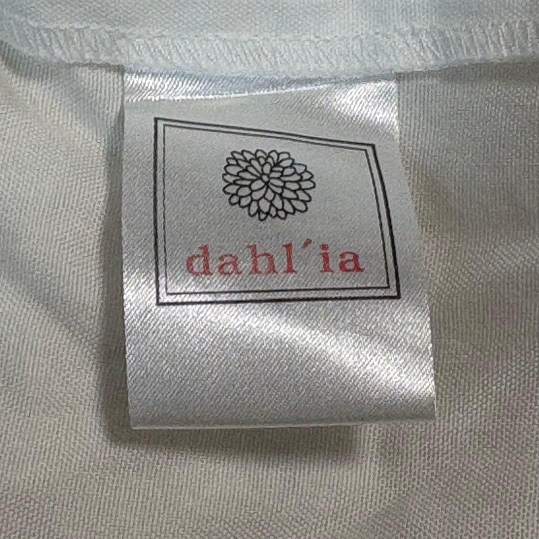 dahl’ia ダリア フリル ショートスリーブ シャツ ブラウス　FREE