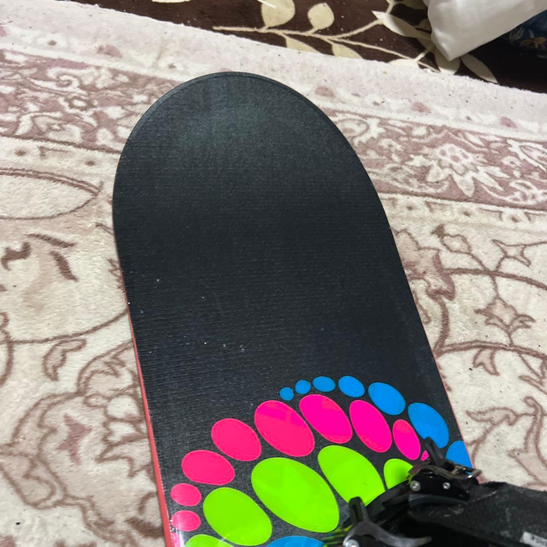 RIDE 142cm 初心者向け 子供 レディース スノーボードセット K2ビン