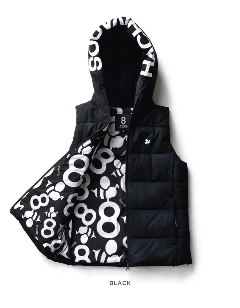 【完売品】8 YARDS 黒 ダウンベスト Lサイズ