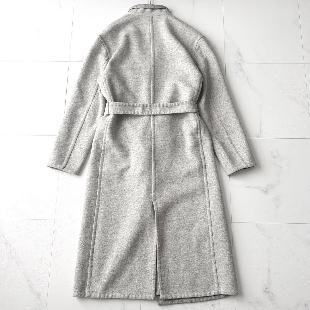 ウィムガゼット　リバーロングコート　ゆったり　ウール　フリーサイズ