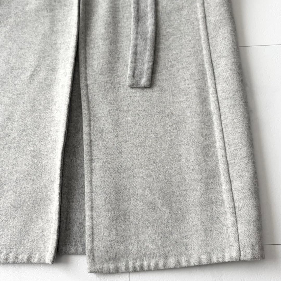 ウィムガゼット　リバーロングコート　ゆったり　ウール　フリーサイズ