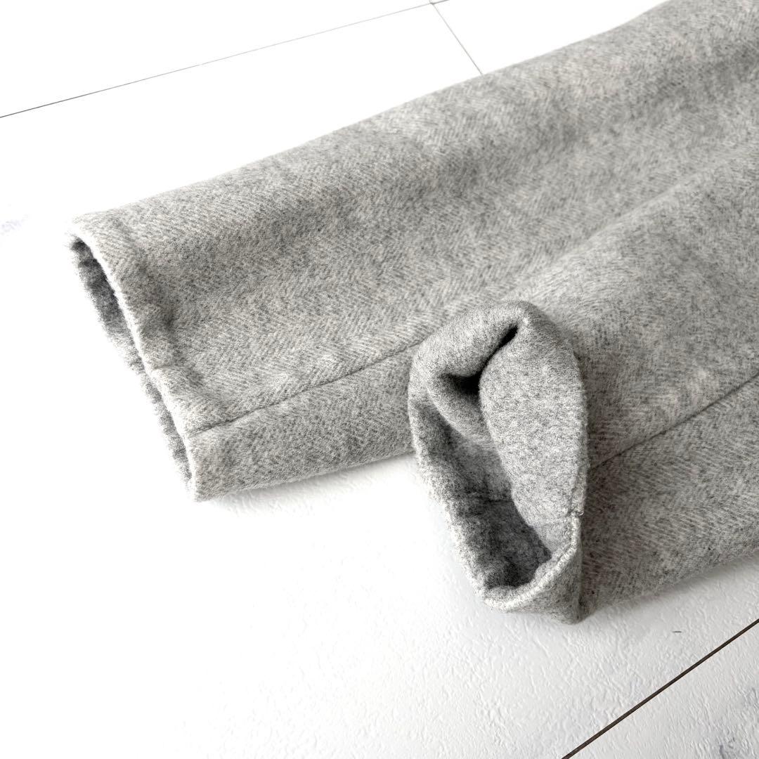 ウィムガゼット　リバーロングコート　ゆったり　ウール　フリーサイズ