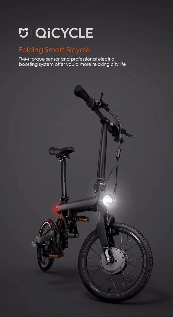 折りたたみ電動アシスト自転車 16インチxiaomi qicycle f2