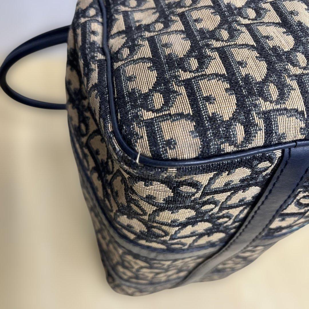 希少 Christian Dior トロッター ミニボストンバッグ 90s