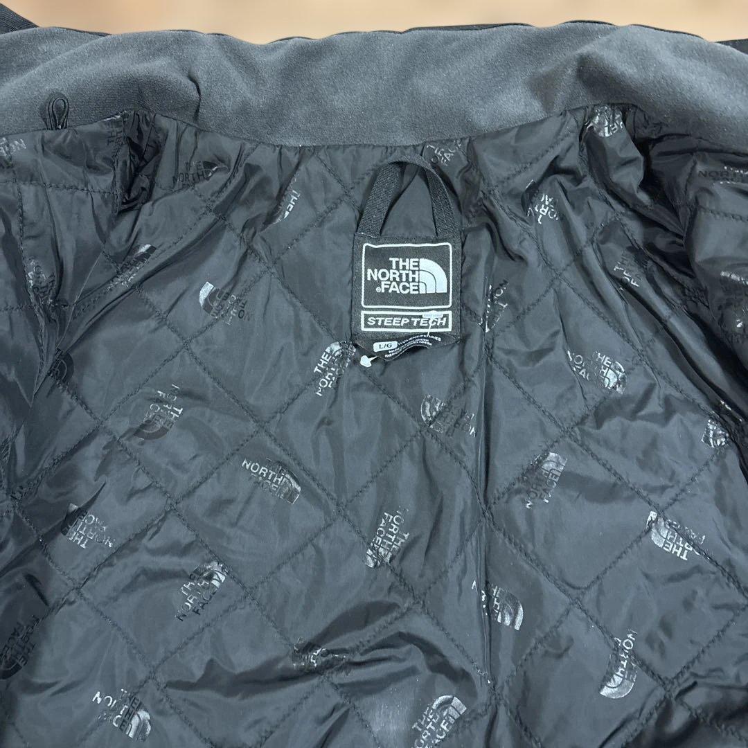 ⑫ THE NORTHFACE STEEPTECH アウター 黒　ナイロン