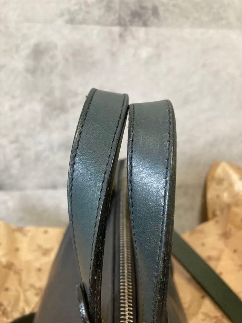 イルビゾンテ　ボストンバッグ　ショルダー　ネイビー