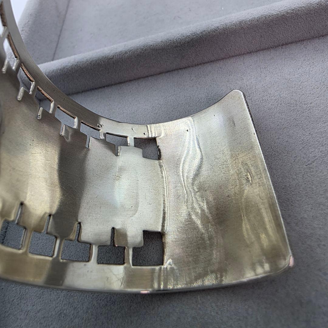 インディアンジュエリー　ズニ族　バングル　シルバー　ヴィンテージ