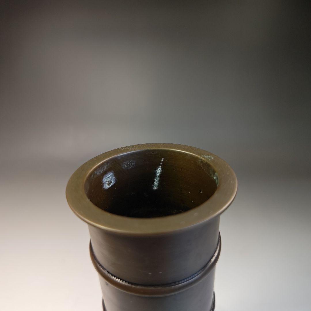 イ527 皆具『鋳師　金森浄栄』『唐銅　皆具　共箱』水指　杓立　蓋置　建水