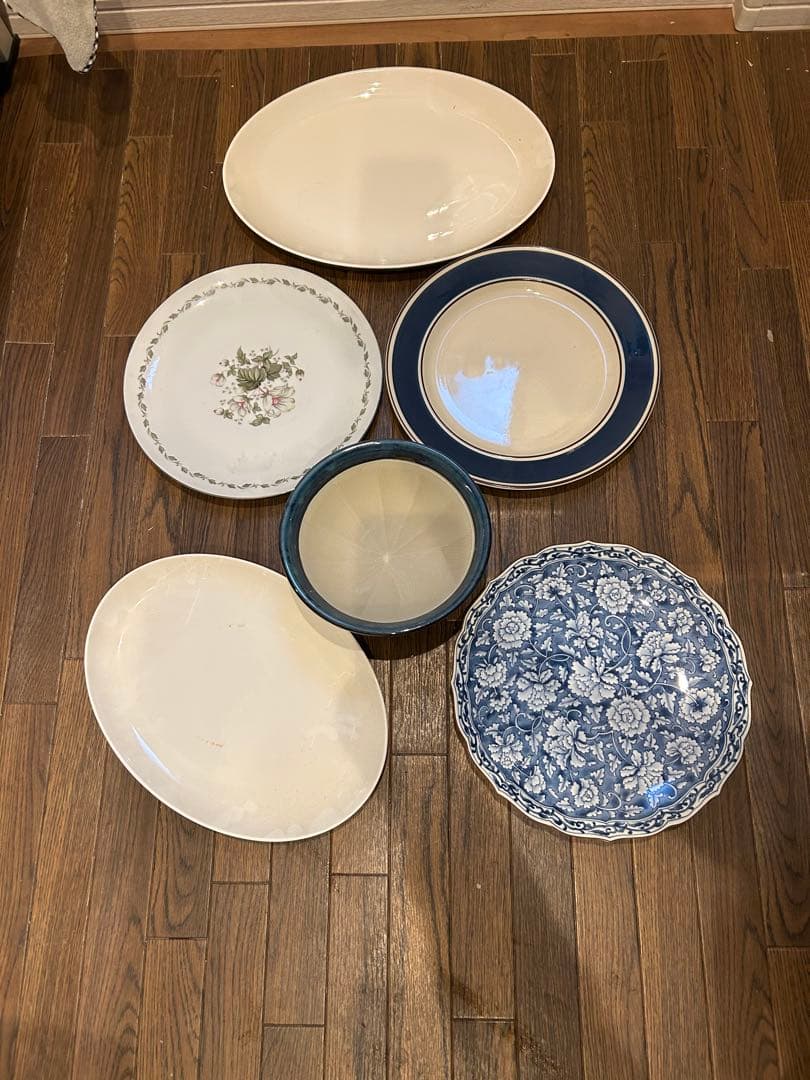 食器セット 楕円形皿 6点