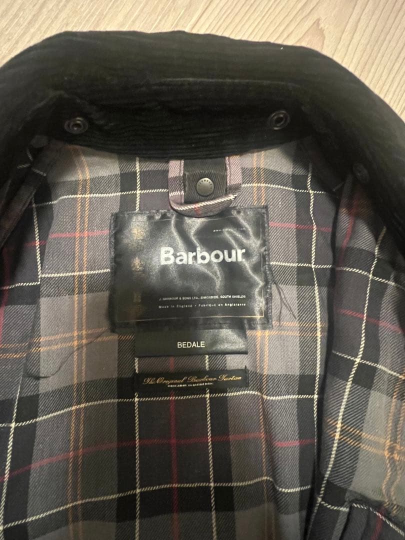 【オイル抜き】Barbour BEDALE ビデイル C36 ブラック 英国製
