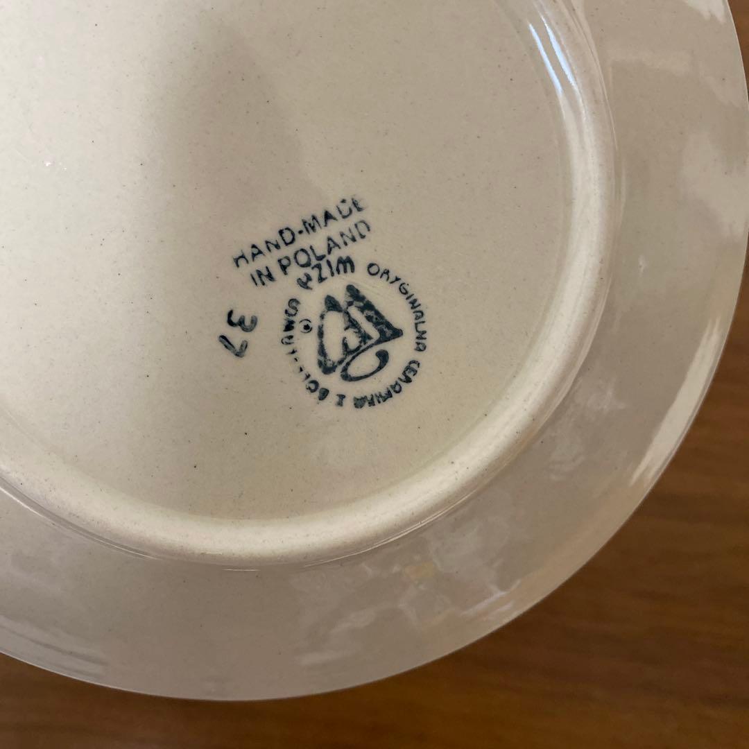 ★新品未使用品★ ポーリッシュポタリー 平皿 ボウル 4点セット