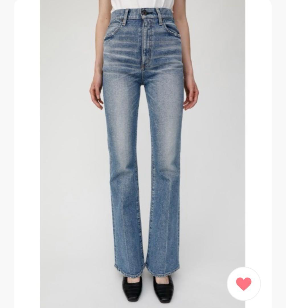 MOUSSY MVS FLARE ハイウエストデニム　24インチ