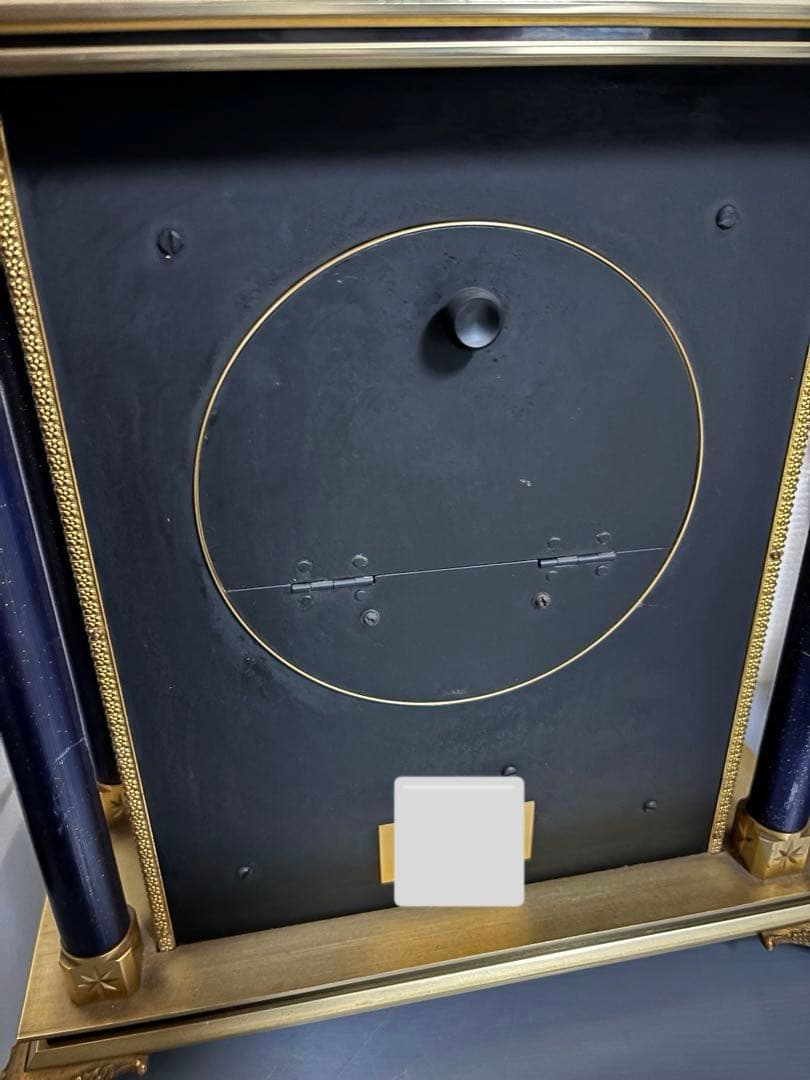 SEIKO セイコー 置時計 QW416G ネイビー 高級 豪華