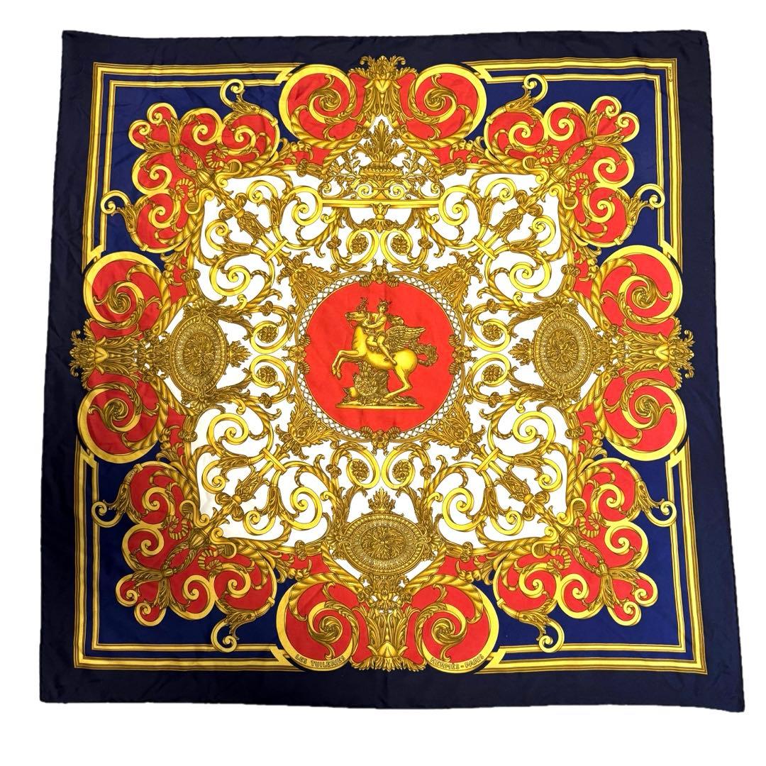 美品 エルメス スカーフ カレ90 LES TUILERIES チェルリー公園