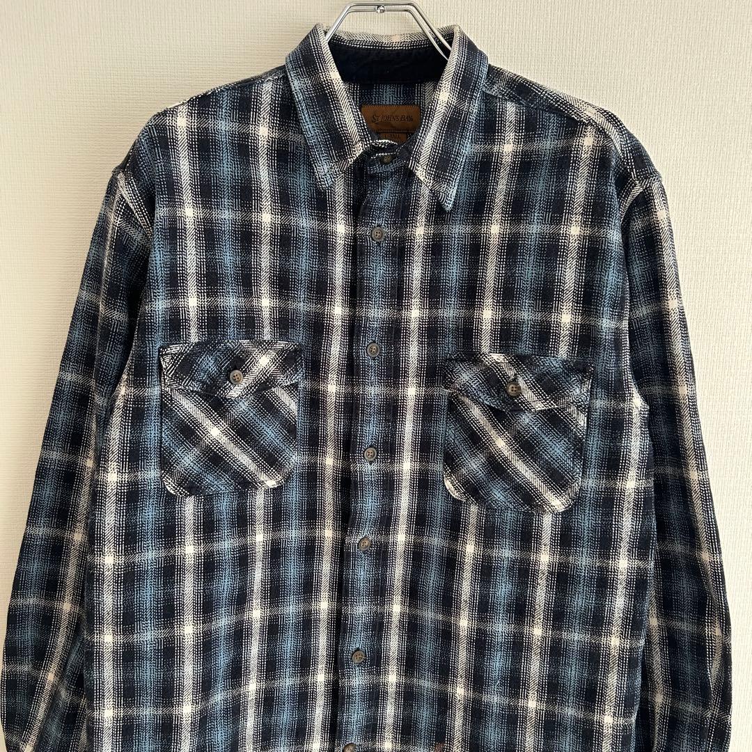 オ*ン様 セントジョンズベイ　オンブレ　ネルシャツ