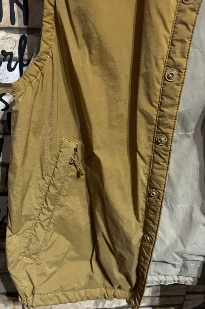 音 DANTON ダントン　ナイロンベスト　インナーベスト36