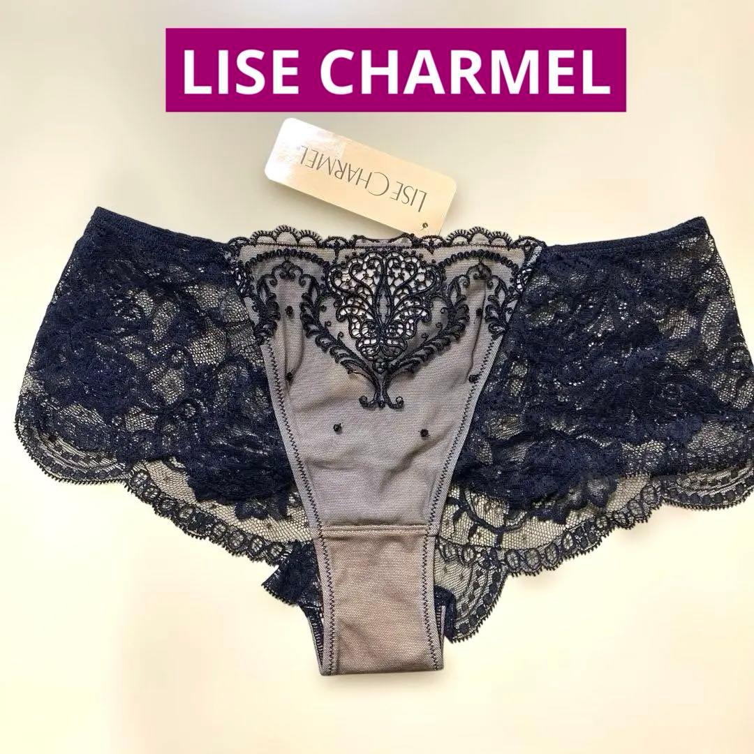 Lise Charmel 刺繍レースショーツ（S〜Mサイズ）ブラック限定1点❗️