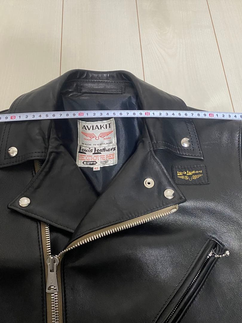 Lewis Leathers サイクロン　タイトフィット　４２　シープスキン