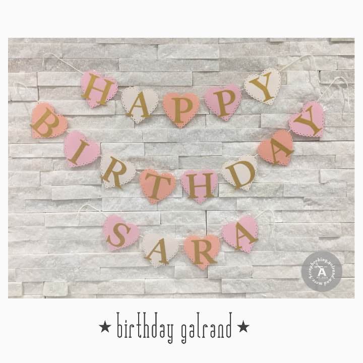 SARA様✩⋆確認専用ページ バースデーガーランド（ネーム含む）