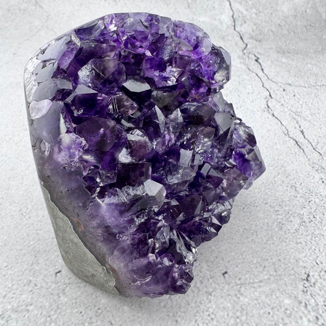 G-103アメジストクラスター ドーム 原石 天然石 パワーストーン　インテリア