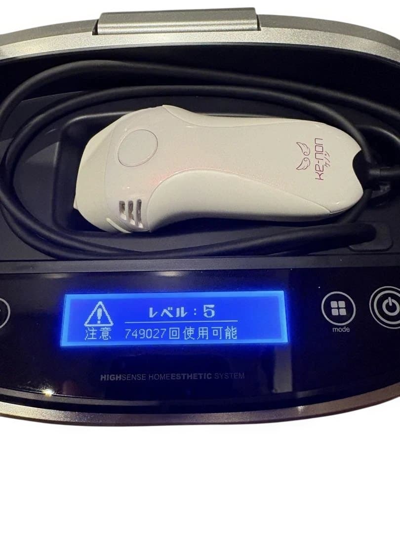 ケノン 脱毛器 ホワイト 取扱説明書付き